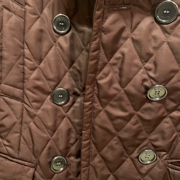 BURBERRY LONDON Women’s Brown Quilted Jacket Size: Large - Picture 13 of 14